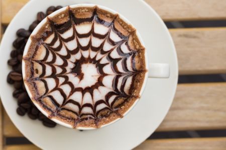 selficcino stampa selfie sul cappuccino